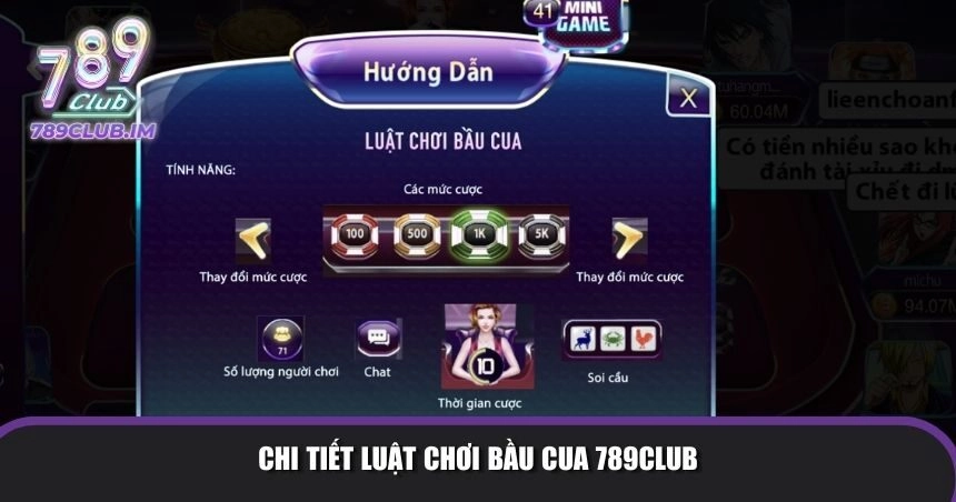 Chi tiết quy định về sân chơi bầu cua 789Club